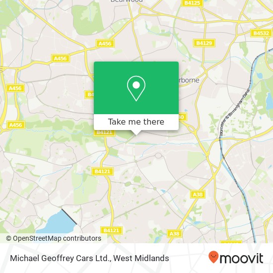 Michael Geoffrey Cars Ltd. map
