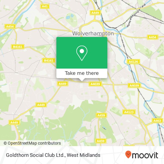 Goldthorn Social Club Ltd. map