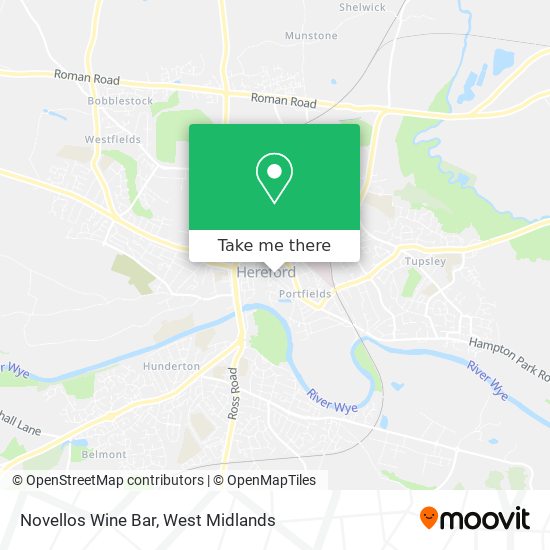 Novellos Wine Bar map