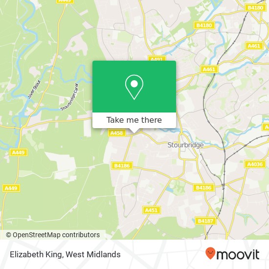 Elizabeth King map