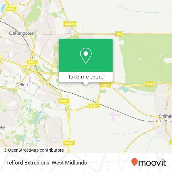 Telford Extrusions map