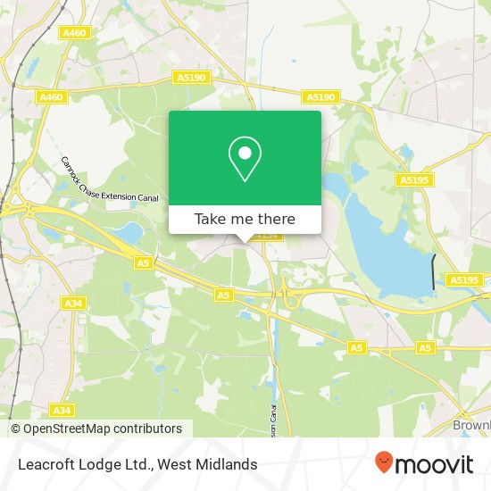 Leacroft Lodge Ltd. map