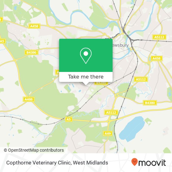 Copthorne Veterinary Clinic map