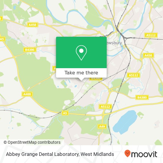 Abbey Grange Dental Laboratory map