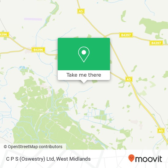 C P S (Oswestry) Ltd map