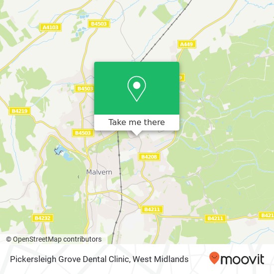 Pickersleigh Grove Dental Clinic map