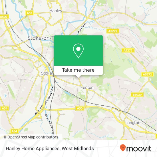 Hanley Home Appliances map