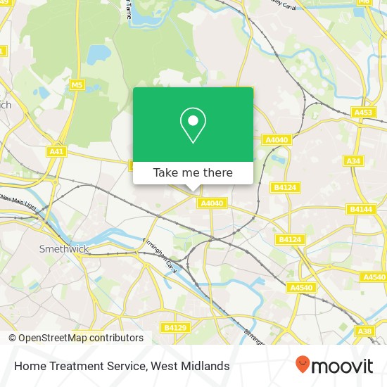 Home Treatment Service map
