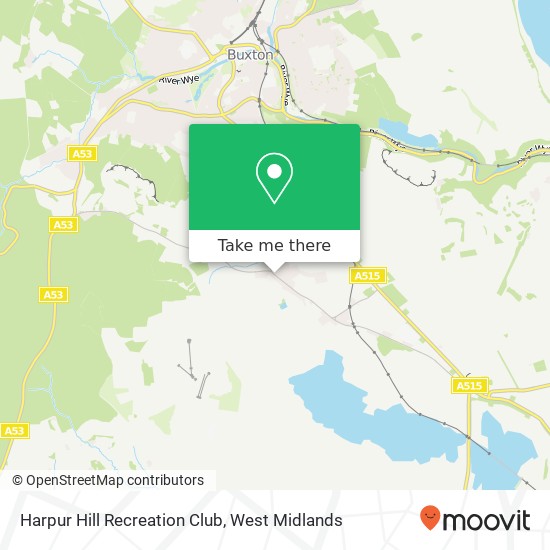 Harpur Hill Recreation Club map