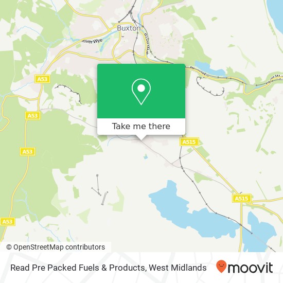 Read Pre Packed Fuels & Products map