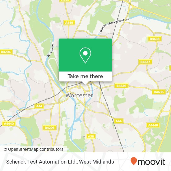 Schenck Test Automation Ltd. map