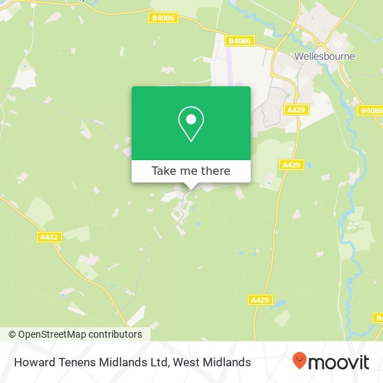 Howard Tenens Midlands Ltd map