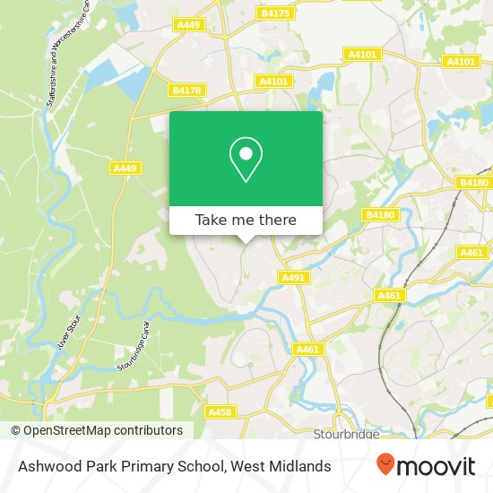 Ashwood Park Primary School map