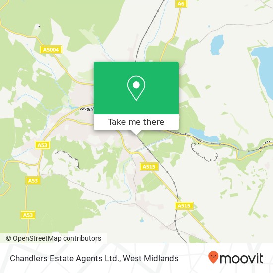 Chandlers Estate Agents Ltd. map