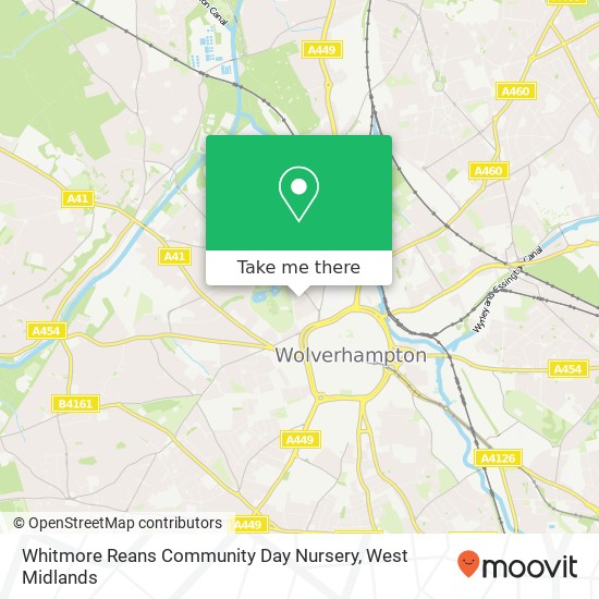 Whitmore Reans Community Day Nursery map