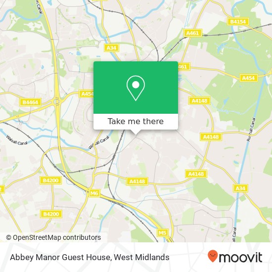 Abbey Manor Guest House map