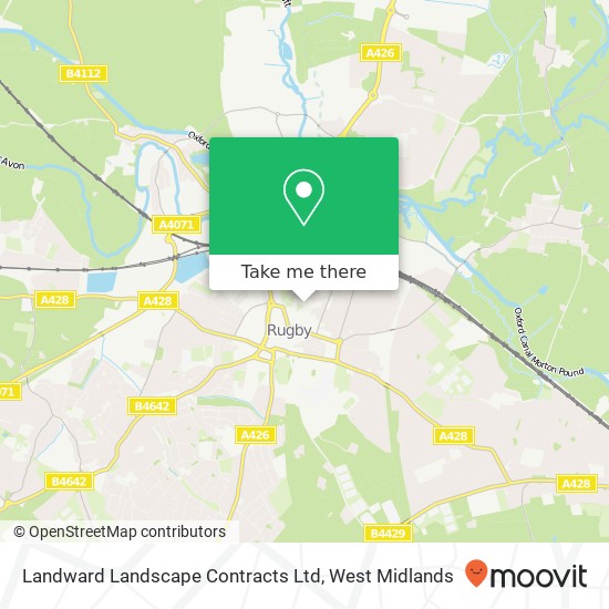 Landward Landscape Contracts Ltd map