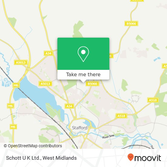 Schott U K Ltd. map
