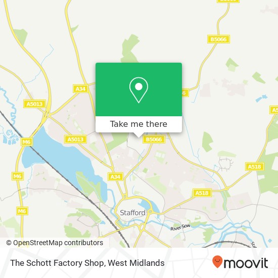 The Schott Factory Shop map