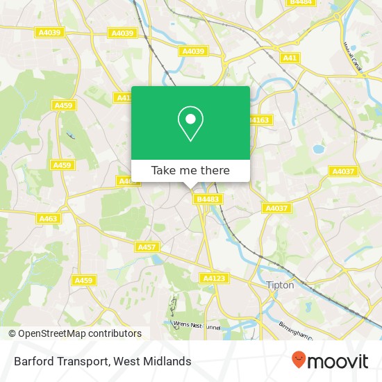 Barford Transport map