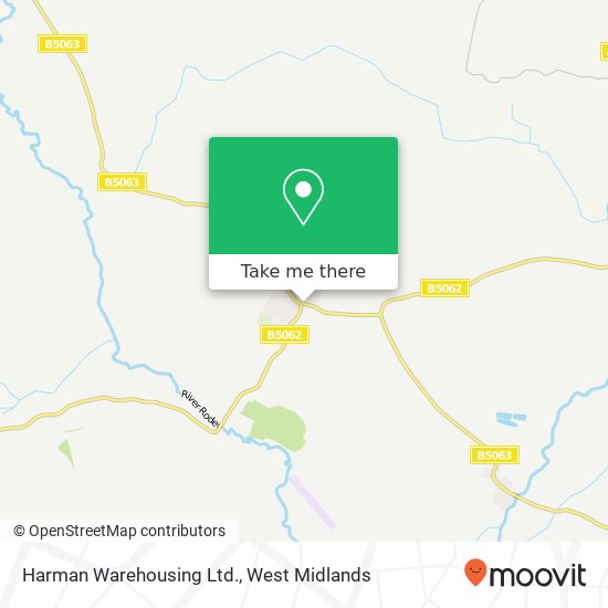 Harman Warehousing Ltd. map