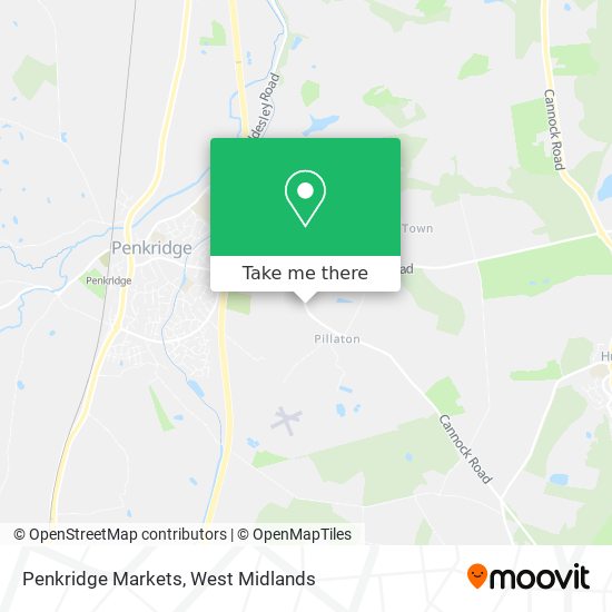 Penkridge Markets map