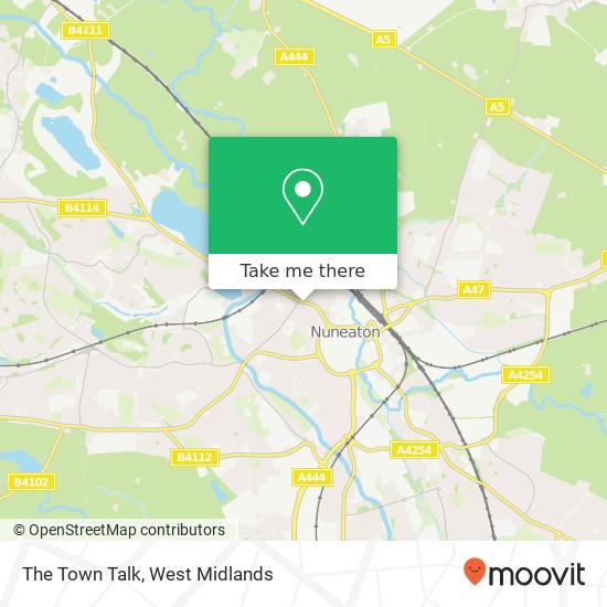 The Town Talk map