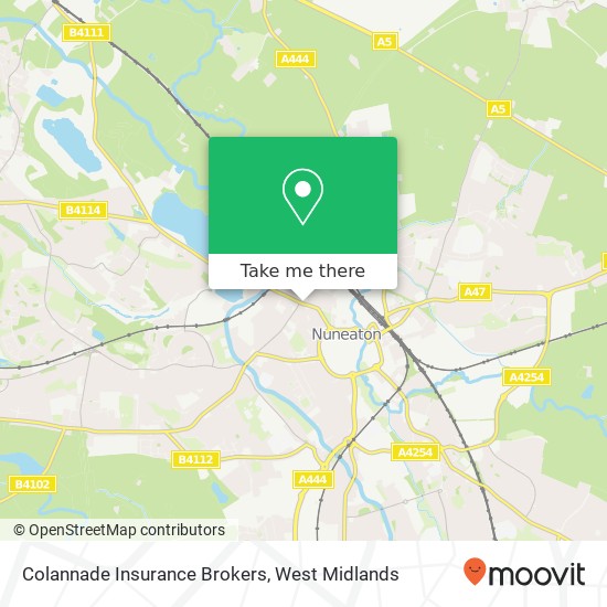 Colannade Insurance Brokers map