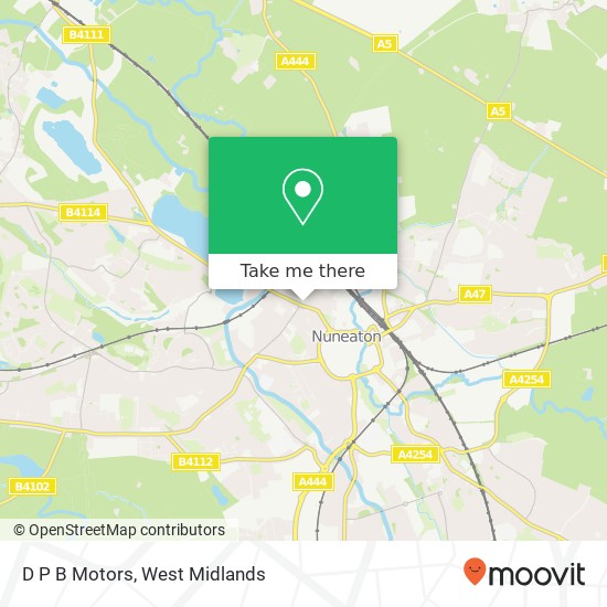 D P B Motors map