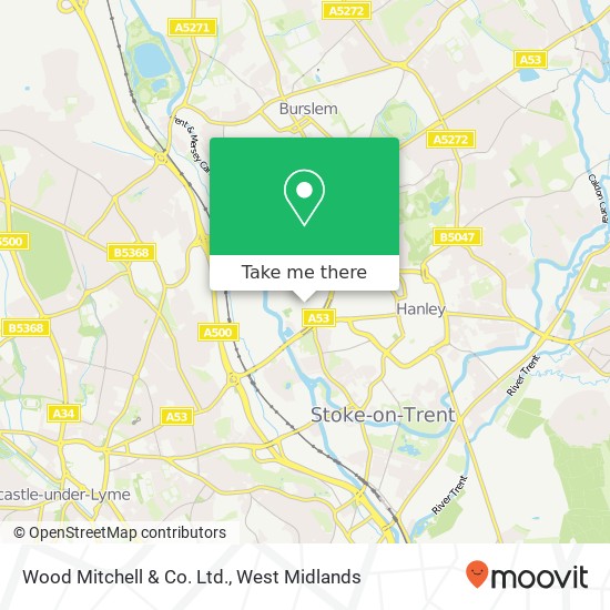 Wood Mitchell & Co. Ltd. map