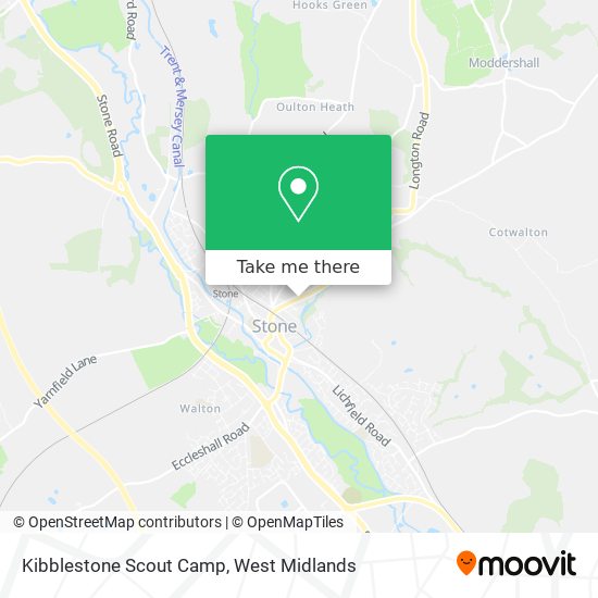 Kibblestone Scout Camp map