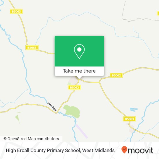 High Ercall County Primary School map