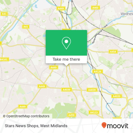 Stars News Shops map