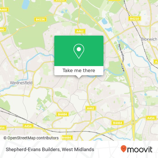 Shepherd-Evans Builders map