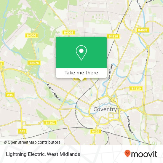 Lightning Electric map