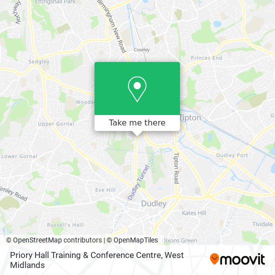 Priory Hall Training & Conference Centre map