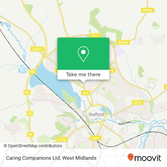 Caring Companions Ltd map