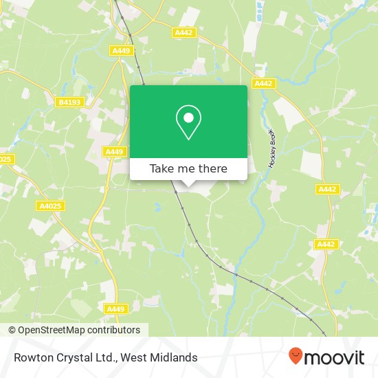 Rowton Crystal Ltd. map