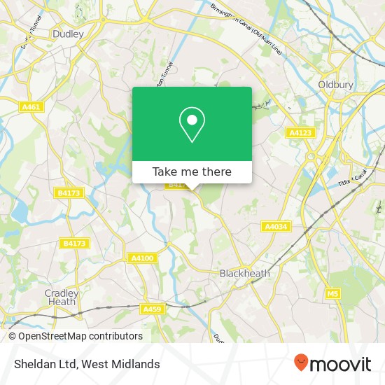 Sheldan Ltd map