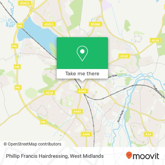 Phillip Francis Hairdressing map