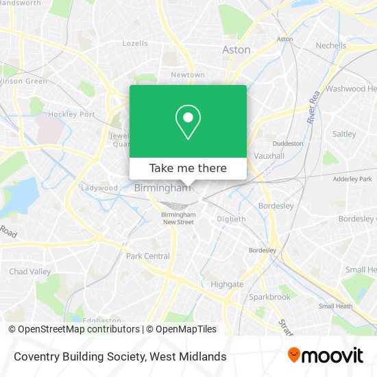 Coventry Building Society map