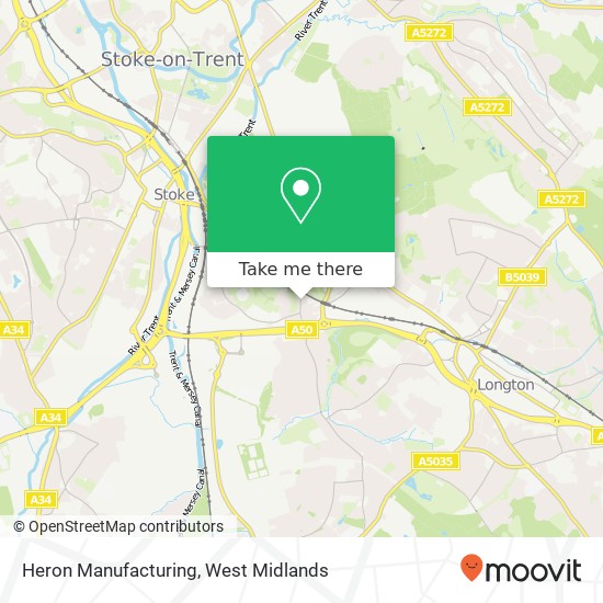 Heron Manufacturing map