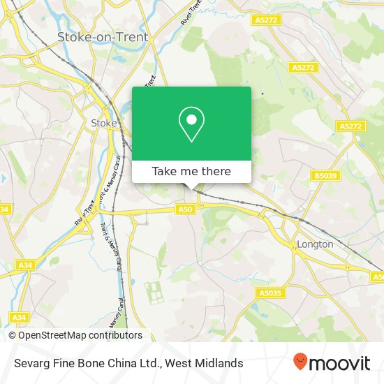 Sevarg Fine Bone China Ltd. map