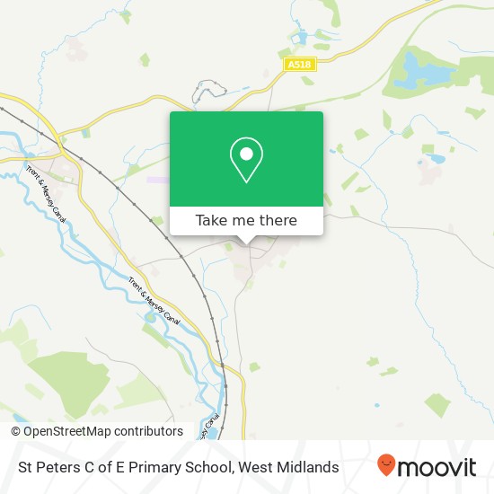 St Peters C of E Primary School map