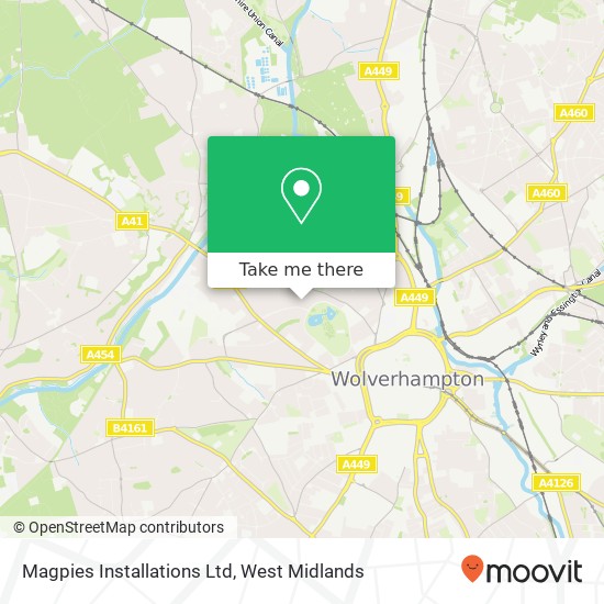 Magpies Installations Ltd map
