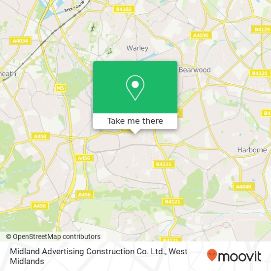 Midland Advertising Construction Co. Ltd. map