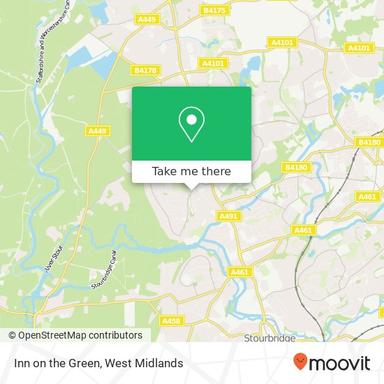 Inn on the Green map