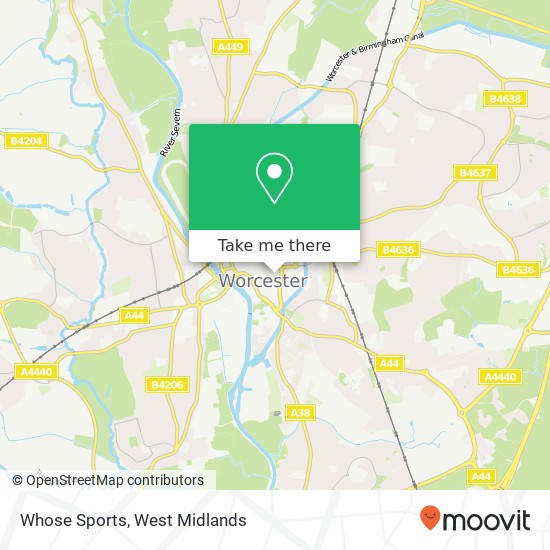 Whose Sports map