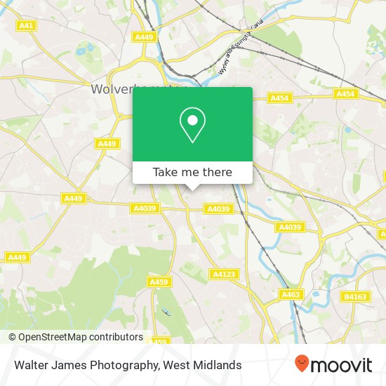 Walter James Photography map