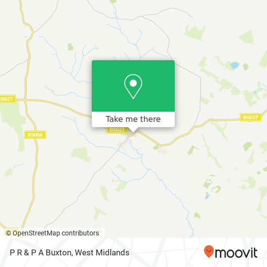 P R & P A Buxton map